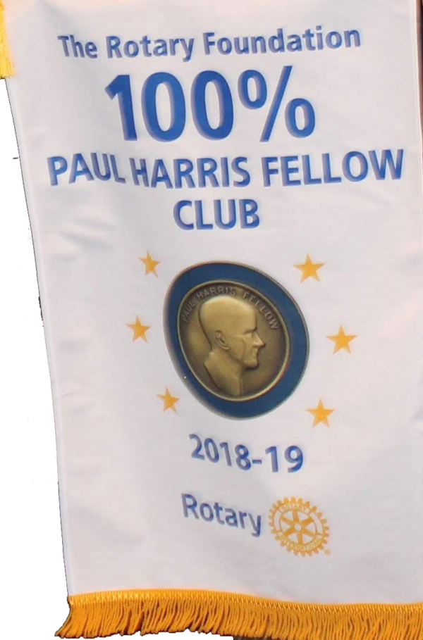 Arcadia Rotary Club Reaches 100% Paul Harris Club!