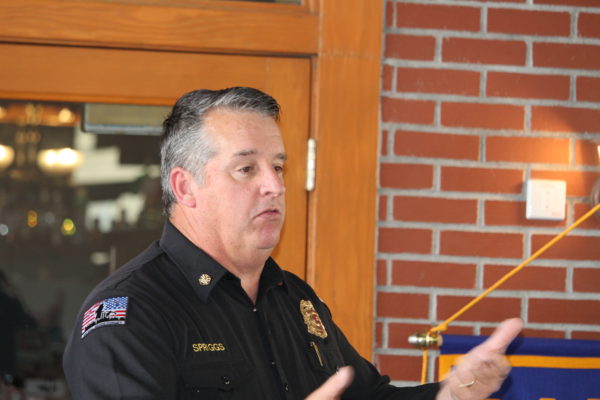 Arcadia Fire Dept Chief, Barry Spriggs